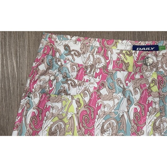 Daily Sports Multicolor Paisley Print Skort Women’s Size 10 Golf Tennis Active - Picture 5 of 10